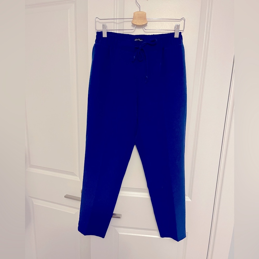 Beautiful blue jogger style dress pant